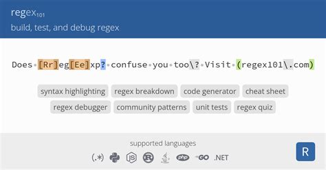 regexp101|regex 101 tester.